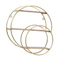 thumbnail image 3 of Abbracc Étagère Suspendue Présentoir Cosmétique Boîte de Rangement Murale Décorative Ronde 3 Niveaux, 3 of 9