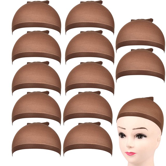 Hairnet Cap High Elastic Breathable Dome Cap Net Wig Cap Mesh Hair Cap for Women