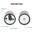 thumbnail image 2 of <p>Voice  Enhanced Microphone Audio Ear Listening Device  Through Wall/Door Voice Tool</p>, 2 of 7