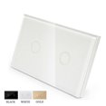 thumbnail image 3 of Smart Wall Touch Switch Light Panel US Touch On/Off Sensor Two Gang One Way Waterproof 240V Controller Switch, 3 of 6