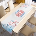 thumbnail image 3 of EGNMCR Room Decor, Home Decor, Wall Decor, Holiday Products Independence Day Table Flag With Non-Slip Heat Resistance Linen Tablecloth Decorative Table Runner Mat For Dining Table the Tablecloths, 3 of 7