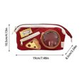 thumbnail image 3 of Cute Pencil Case Cute Food Pain Bag Pencil Case High Denomination Large Capacity Student Pencil Case Color Contrast Pencil Case Can Be Placed, 3 of 6