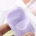 thumbnail image 2 of 50PCS/Set Soap Paper Portable Travel Soap Sheets Scented Portable Hand Soap Paper Soap for Indoor Outdoor Use, 2 of 9