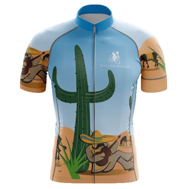Chandail de Cyclisme pour Homme Désert Mexicain - 6TG