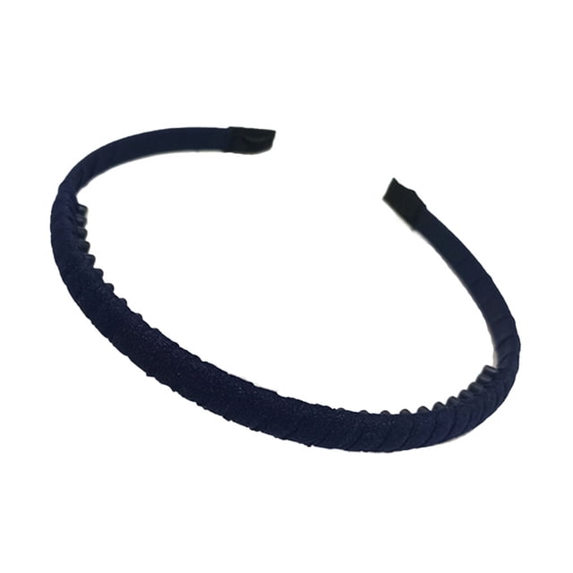 Hair Accessories with Teeth Classic Elastic Simple Headband Clothes Matching Accessory Shower Hairband for Adult Lady Female Use Navy