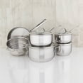 thumbnail image 1 of Meyer Nouvelle 10-Piece Stainless Steel Cookware Set, 1 of 5