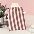 thumbnail image 4 of Exfoliating Bath Towel, Round Cake Back Scrubber, Body Scrubbing Mitt for Shower, Mud & Dead Skin Removal, Reusable Washcloth, Household Bathing Accessory, 4 of 6