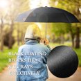 thumbnail image 4 of 6 Ribs Mini Travel Golf Umbrella Lightweight Folding Umbrella UV Protection Umbrella for Sun Rain, 4 of 8