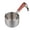 White, variant on Stainless Steel Pan Mini Milk Warmer Pot Soup Pan With Wooden Handle Small Saucepan For Butter Warmer Heating Milk Cooking 10 Fry Pan Nonstick with Frying Pans Nonstick Ceramic 12 T Fall Non Stick