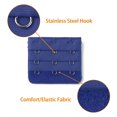 thumbnail image 4 of INSPIRE CHIC Rallonges de Soutien-Gorge pour Femmes à 3 Crochets 3 Rangées Bretelle de Soutien-Gorge Extensible Boucle Crochets Bande de Soutien-Gorge Bleu Royal 5, 4 of 5