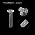thumbnail image 4 of Unique Bargains Vis de Machine Crantées en Plastique M6x30mm, Boulons de Machine à Tête Plate en PC, Lot de 25, 4 of 4