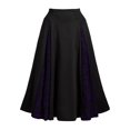 thumbnail image 2 of FcBaudy Robe de Cour, Robes pour Femmes, Robes d'Été pour Femmes Femmes Grande Taille Dentelle Patchwork Taille Haute Jupe Midi Gothique Jupe Plissée Robe de Cour, 2 of 7