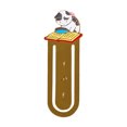 thumbnail image 1 of Agiferg Metal Kawaii Cartoon Lovely Animal Bookmark Wacky Bookmark Student Gift, 1 of 3