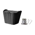thumbnail image 2 of Lipstore Bike Storage Basket with Lid Detachable Front Frame Bike Basket Cycling Carrying Black, 2 of 8
