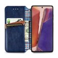 thumbnail image 5 of Case for Samsung Galaxy Note 20 Flip Cover Wallet Flip Cover Magnetic Protective - Blue, 5 of 5