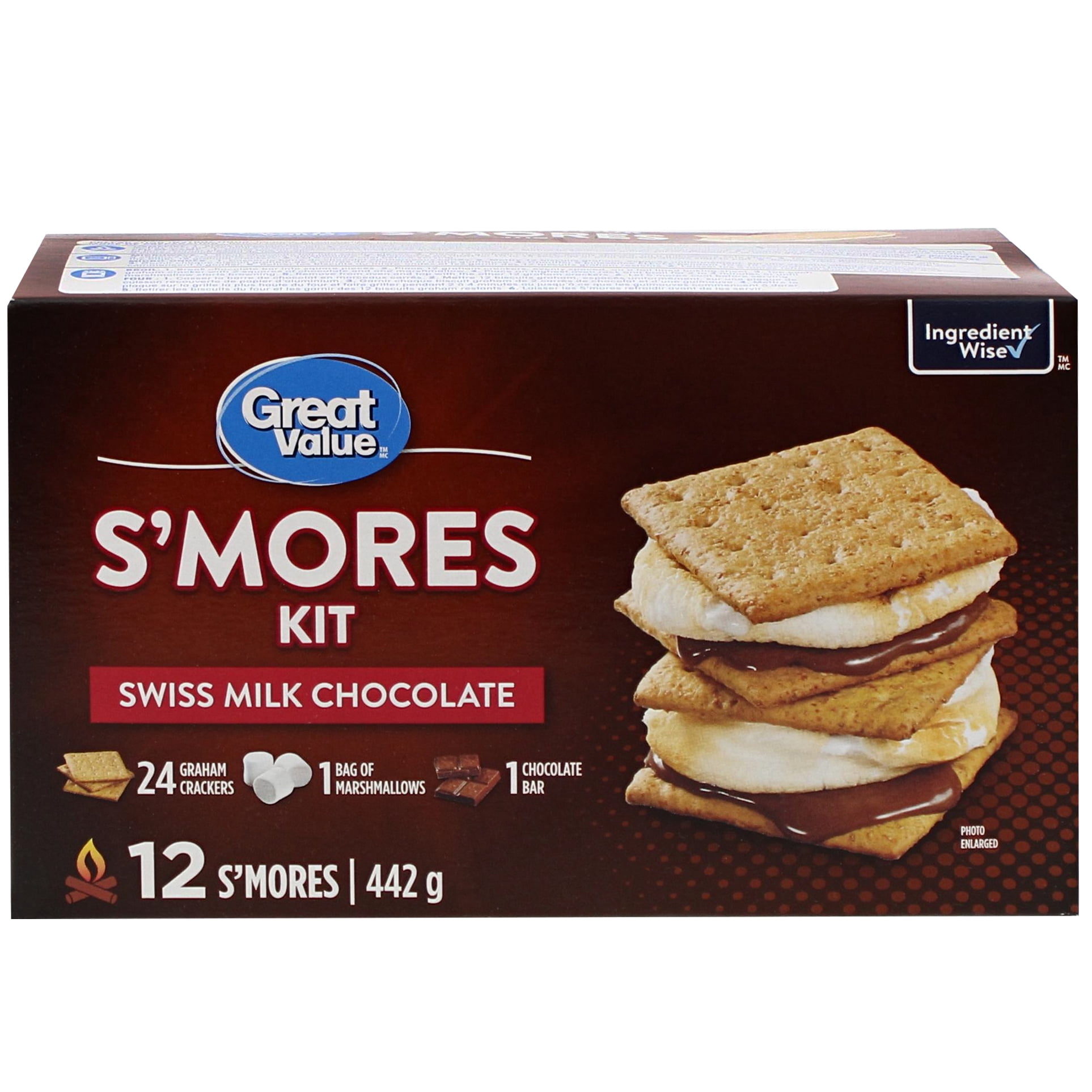 Great Value Swiss Milk Chocolate S’mores Kit