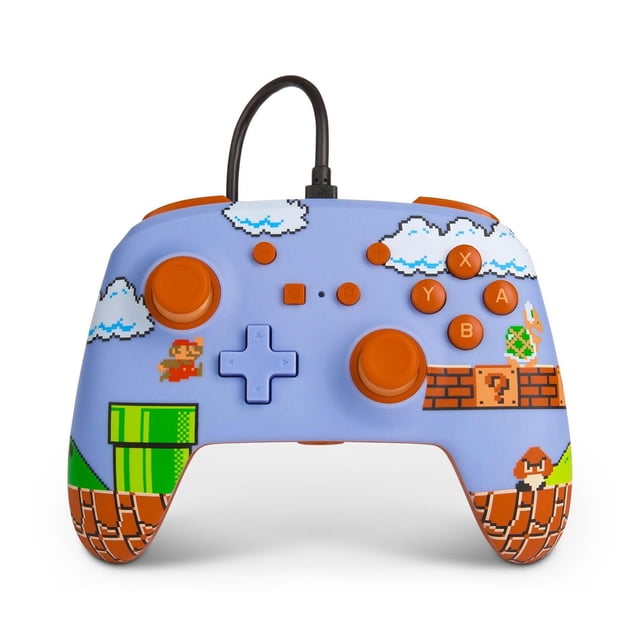 Manette câblée améliorée PowerA pour Nintendo Switch, Super Mario Bros.