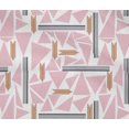 thumbnail image 4 of oneOone Cotton Flex Fabric Triangle & Line Geometric Decor Fabric Printed BTY 40 Inch Wide, 4 of 4