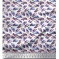 thumbnail image 1 of Soimoi Polyester Crepe Fabric Car Transport Print Sewing Fabric Yard 42 Inch Wide, 1 of 3