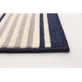 thumbnail image 2 of ECARPET Indoor/Outdoor for Balcony, Patio and Garden Arthur Navy Rug, 2 of 9