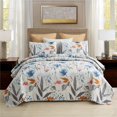 thumbnail image 1 of MERRY HOME King Quilt Set 3-Piece King Size Quilt Set with 2 Pillow Shams- Boho Reversible Soft and Lightweight King Quilt Bedding Bedspread Coverlet Set, 1 of 1