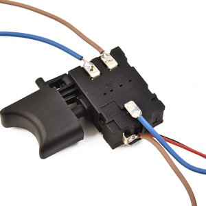 DC 7.2 V-24 V 16A Interrupteur électrique de commande de perceuse sans fil de perçage de déclenchement de commutateur de vitesse bouton pour les outils de puissance Clé d'impact