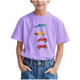 thumbnail image 1 of WRKEKC T-Shirts d'Été pour Garçons, T-Shirts Décontractés pour Garçons, T-Shirts Polyvalents Décontractés à Manches Courtes pour Enfants avec Motif Imprimé et Col Rond, 1 of 6
