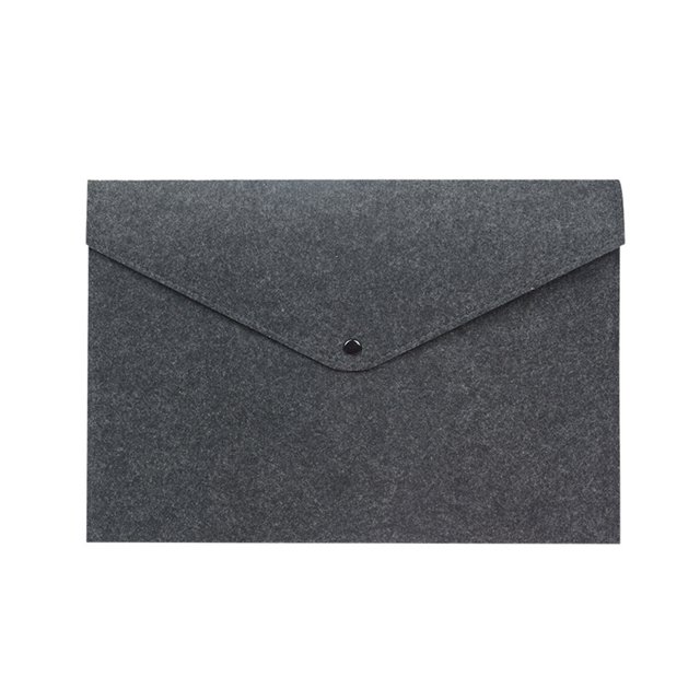 Youkk Convenient File Document Bag Store And Sort With Ease Easy Access To Supplies Felt Folder Organizer dark grey 1Set
