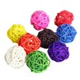 thumbnail image 1 of 10PCS 1.97in Bird Chew Ball Interactive Parrot Vine Ball Bird Wicker Ball, 1 of 10
