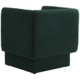 thumbnail image 4 of Meridian Furniture Vera Green Boucle Fabric Accent Chair, 4 of 12