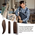 thumbnail image 2 of Yeacher Wood Carving Cutter Chisel Woodworking Cutter Hand Tool Set Peeling Woodcarving Sculptural Tools Carving Cutters, 2 of 8