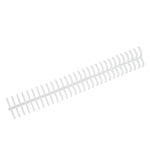 Spiral Binding Coil, Pretty Colour 10Pcs Sheet Binding Comb 130 Sheets Capacity For Page Transparent