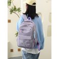 thumbnail image 4 of Bellella Boys Bookbag Multi Pockets Backpack Top Handle Waterproof Daypack Large Capacity Girls Multipurpose Zipper Kids Purple, 4 of 5