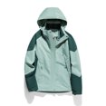 thumbnail image 3 of Imperméable à Capuche pour Femmes, Manteau de Pluie d'Extérieur à une Seule Couche, Ensemble Décontracté à Revers, Fermeture Éclair, Coupe Ample, Haut Doux, Manteau à Capuche, Coupe-Vent d'Extérieur, Veste en Liquidation, 3 of 3