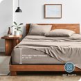 thumbnail image 3 of Bare Home Washed Sheet Set - Premium 1800 Collection - Deep Pocket - 3 Piece - Twin, Pebble Beach, 3 of 6