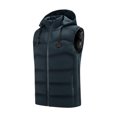 thumbnail image 1 of cllios Men's Heated Vest Lightweight USB Rechargeable Heated Vest for Men without Battery Included Plus Size Heated Vest Coat Dual Control 9 Heating Zones Heat Hoodies, 1 of 3