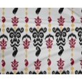 thumbnail image 4 of oneOone Polyester Lycra Fabric Swirl Ikat Printed Craft Fabric BTY 56 Inch Wide, 4 of 4