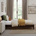 thumbnail image 3 of AFI Aria Lit Plateforme Bas en Bois Massif Moderne pour Simple en Espresso, 3 of 14