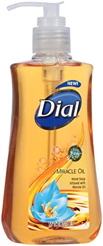 Dial Savon à Mains Liquide, Miracle Oil Marula, 7,5 Onces
