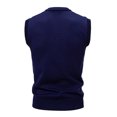 thumbnail image 3 of Birdeem Man Color Match Knit Tartan V-Neck Waistcoat, 3 of 3