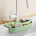 thumbnail image 4 of Limited Time Only! Kitchen Faucet Spatter Guard - Non-slip Countertop Mat with Sponge Storage Rack, for Kitchen Organization, 4 of 6