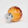 thumbnail image 2 of Poignée en Verre Cristal Sphérique Tiroir Poignée de Meuble Trou Unique - Jaune - 40mm, 2 of 8