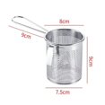 thumbnail image 1 of Passoire Alimentaire, Panier à Pâtes en Maille avec Poignée, Passoire à Pâtes en Maille d'Acier Inoxydable Passoire Araignée pour Pâtes Nouilles Raviolis, 1 of 9