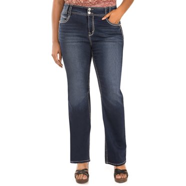 WallFlower Jeans Coupe Bottillon Courbés pour Femmes Pantalons Instastretch