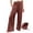 Wine, variant on TIMIFIS Fall Wide Leg Pants for Women Casual Elastic High Waist Smocked Palazzo Lounge Pants Yoga Sweatpants Comfy Sports Athletic Lounge Pants-Black-SBlack Fall