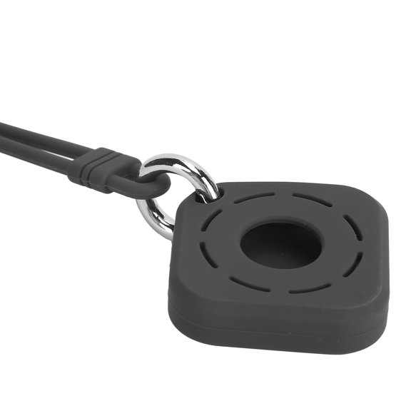 Housse de Localisateur en Silicone, Résistante aux Rayures, Antichute, Légère, Manchon Protecteur de Localisateur Résistant à l'Usure pour Voyage pour Maison pour Bureau Noir,Transparent,Corail Rouge,Orange,Noir