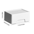 thumbnail image 3 of XYAIYT Plastic Drawer Organizer Storage Box with Lid for Cosmetics and Sundries Multifunctional Home Office Solution Secure and Convenient with Extra Height Capacity, 3 of 7