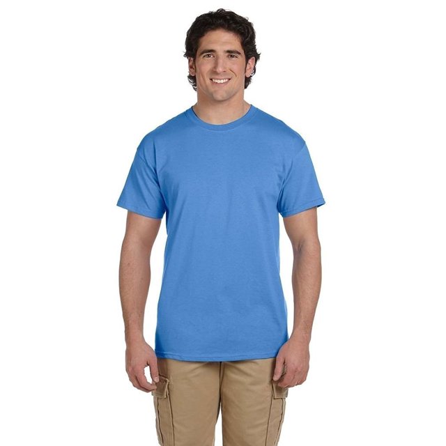 Jerzees Adulte HiDENSI-T T-Shirt à Manches Courtes, 4X, Columbia Bleu
