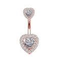 thumbnail image 1 of Xihbxyly Holiday Deals Belly Button Updated S Urgical Steel Belly Button Rings With Properly Deals, 1 of 2