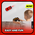 thumbnail image 3 of GRM Wall Climbing Car – Remote Control Toy for Kids, Drives on Walls, Windows & Ceilings, Smooth Surface RC Car with LED Lights, Dual Mode for Floor & Wall, Fun Gift for Boys & Girls (Red), 3 of 11